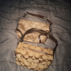 Set of 2 Large Coach Bags
